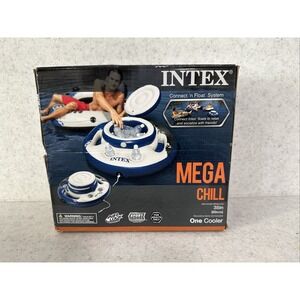 NEW Intex Mega Chill Inflatable Floating Cooler 35" Diameter Sealed Connect Flow